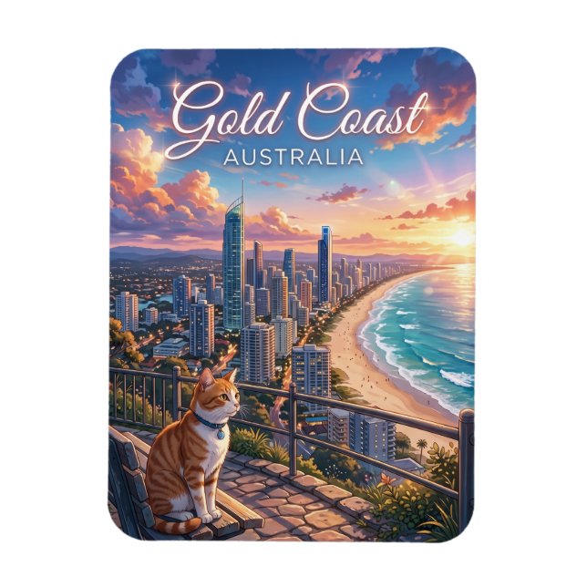 Ímã Costa de Ouro Austrália (Vertical)