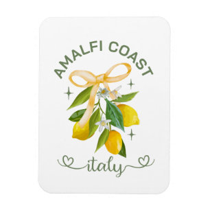 Ímã Costa do Amalfi Itália Limão e Arco- Personalizado