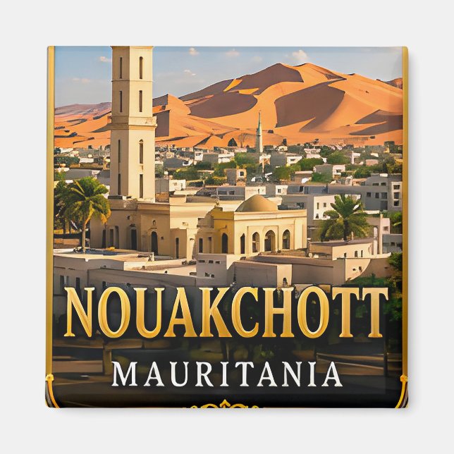 Imã Costa do Deserto de Nouakchott e Espírito Saariano (Frente)