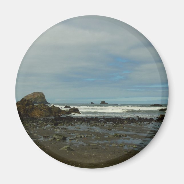 Imã Costa do Pacífico no Parque Nacional de Redwood (Frente)