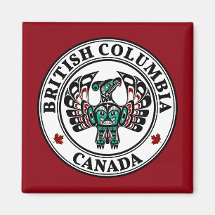 Imã Costa do Pacífico Noroeste Haida art Thunderbird