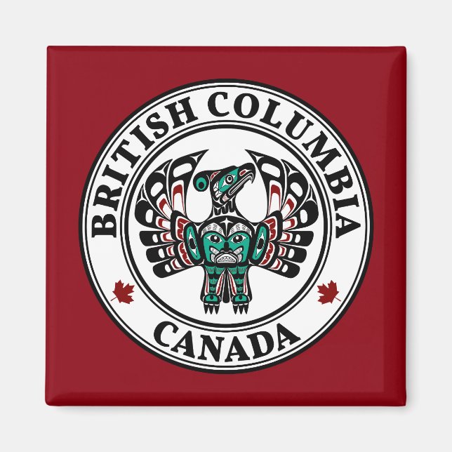 Imã Costa do Pacífico Noroeste Haida art Thunderbird (Frente)