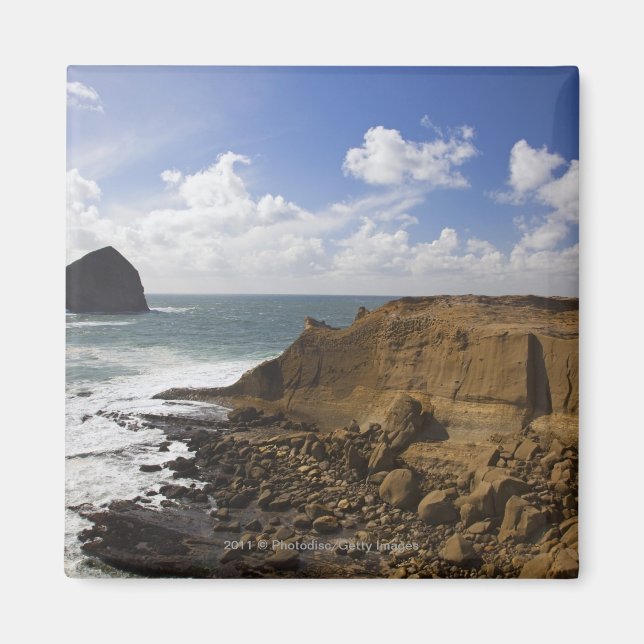 Imã Costa do Pacífico Rocky Oregon na Cidade do Pacífi (Frente)