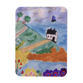 Ímã Costa e Flor de Verão