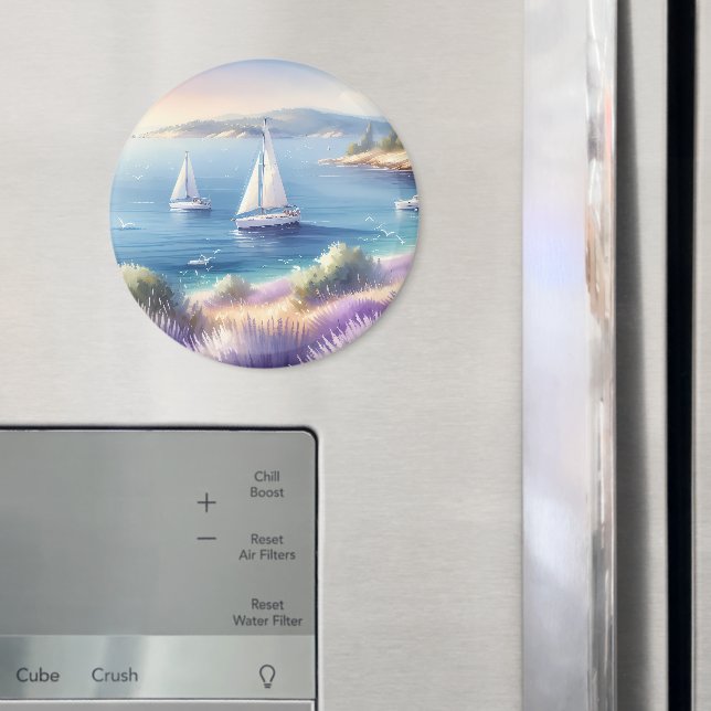 Imã Costa Mediterrânea de Lavanda com Velas (In Situ (Fridge))