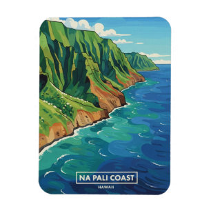 Ímã Costa Nā Pali Kauai Havaí Viagens