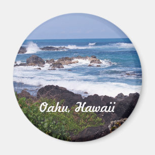 Imã Costa norte na ilha de Oahu em Havaí