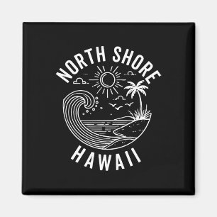 Imã Costa Norte Oahu Havaí Lembrança Surf Havaiano