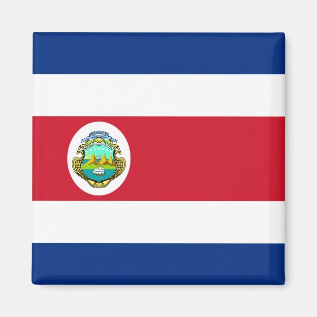 Imã Costa Rica - Bandeira Nacional da Costa Rica (Frente)