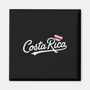 Imã Costa Rica Heart Vacation Tropical Pura Vida Costa