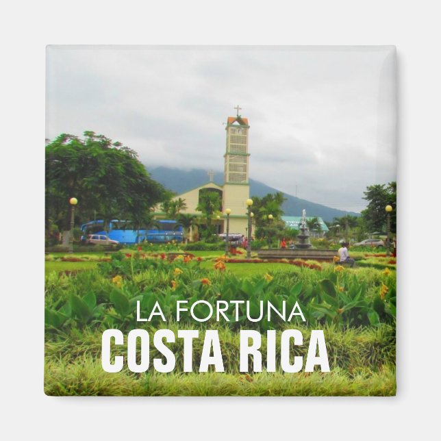 Imã Costa Rica La Fortuna Magnet (Frente)
