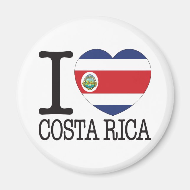 Imã Costa Rica Love v2 (Frente)