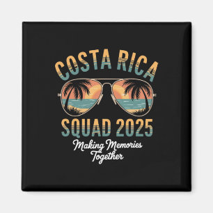 Imã Costa Rica Squad 2025 Vacation Tropical Pura Vida