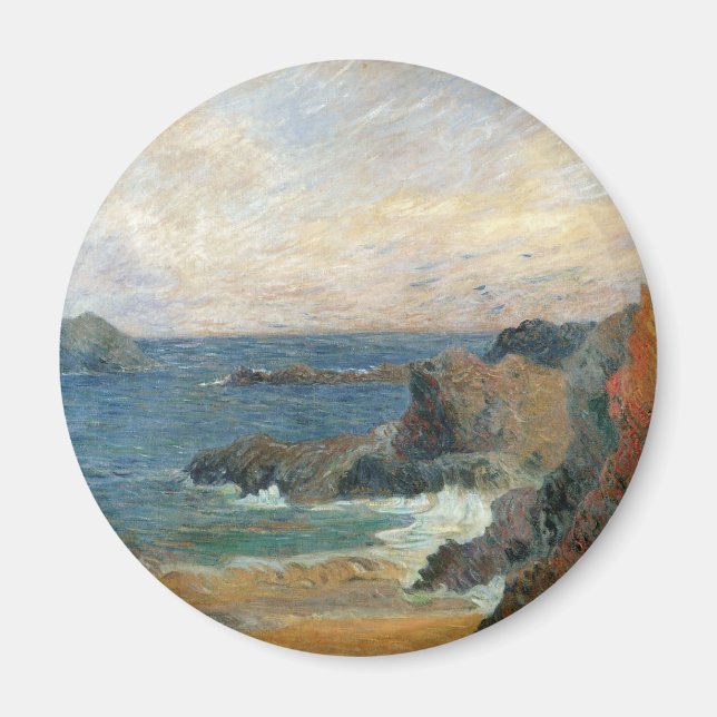Imã Costa Rocky por Paul Gauguin, Impressionismo Vinta (Frente)