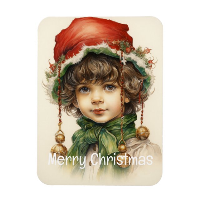 Ímã Costume de Natal 6 de 25 (Vertical)
