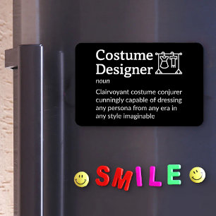 Ímã Costume Designer Definition Film Crew 4" x 6" Flex