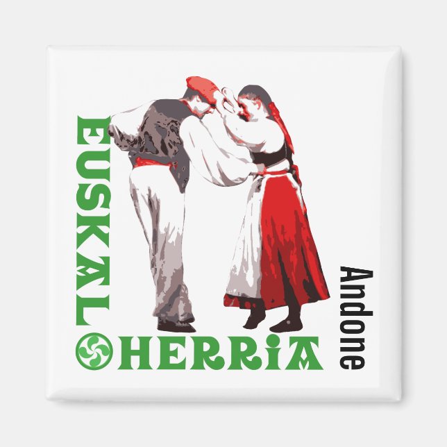 Imã Costume, Euskal Herria, tradicional dança basca: (Frente)
