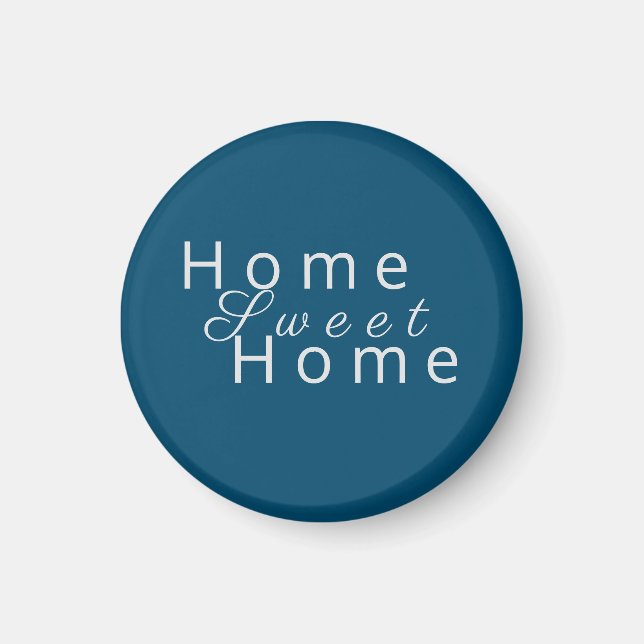 Imã Costume "Home Sweet Home" Ocean Blue (Frente)