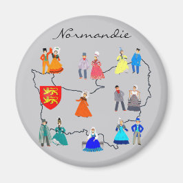 Imã Costumes de Normandie, França