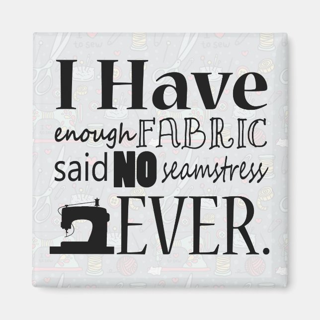 Imã Costura de Tecido suficiente (Frente)