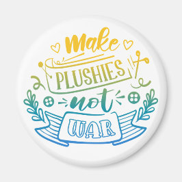 Imã Cota de Paz de Gradiente Azul Amarelo para Esmagad