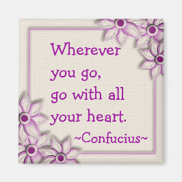 Imã Cotação Confúcio (1) - Magneta Motivacional