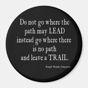 Imã Cotação de Liderança Inspiracional Vintage Emer