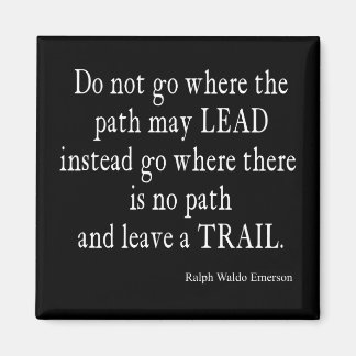 Imã Cotação de Liderança Inspiracional Vintage Emerson