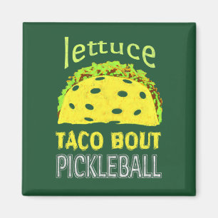 Imã Cotação Encantada Pickleball Taco