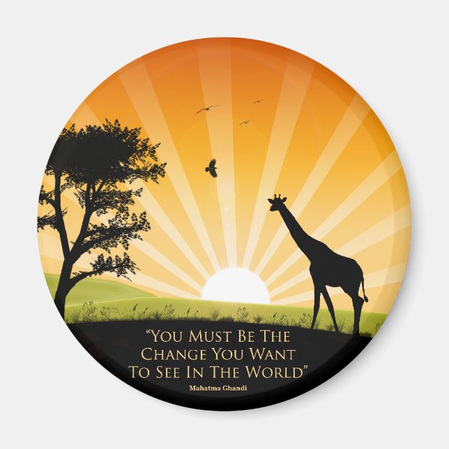 Imã Cotação Gandhi (Frente)