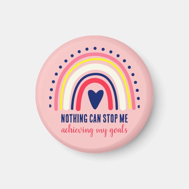 IMÃ COTAÇÃO INSPIRACIONAL DE BOHO RAINBOK MODERN BOHO (Frente)