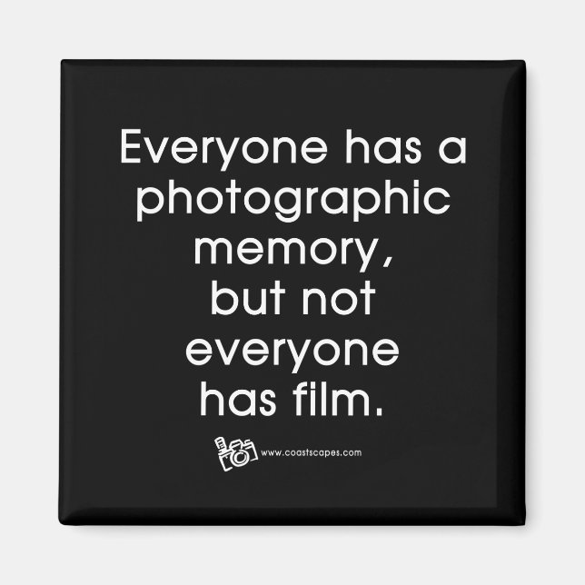 Imã Cotação Memória Fotográfica (Frente)