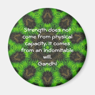 Imã Cotação Motivacional Inspiracional Gandhi