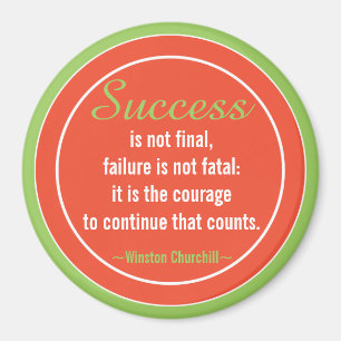 Imã Cotação positiva da Atitude-Churchill inspirador