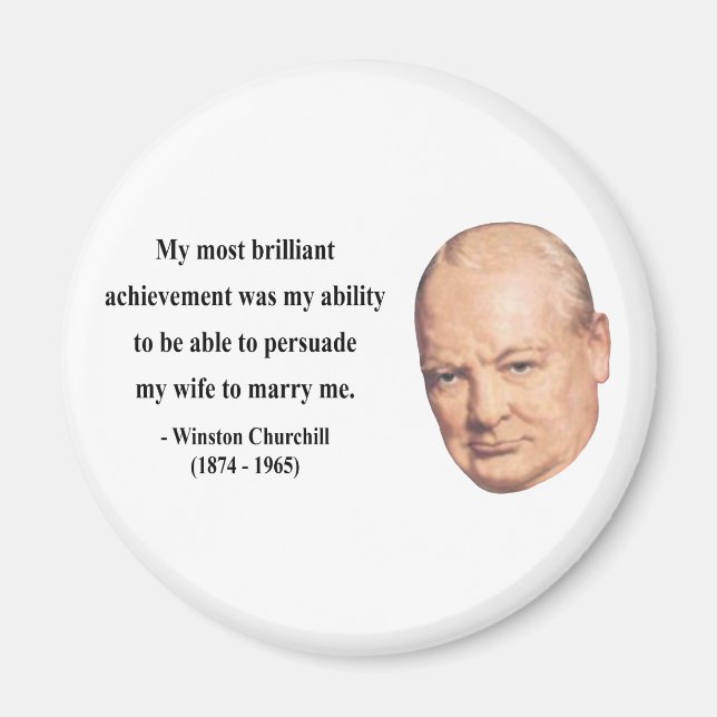 Imã Cotação Winston Churchill 6b (Frente)