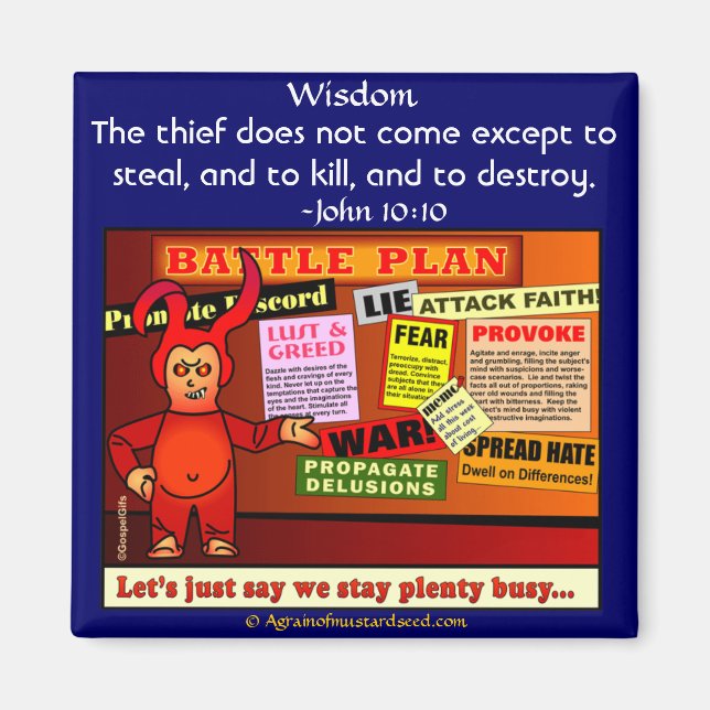 Imã Cotações bíblias (Frente)