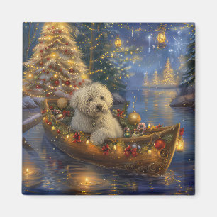 Imã Coton De Tulear Natal Festivo Voyage