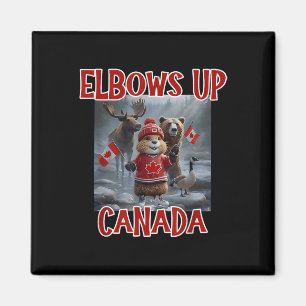 Imã Cotovelo Canadá Est 1867 Orgulhoso Ca Forte Canade