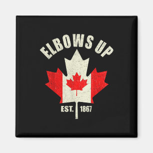 Imã Cotovelo Canadá Est 1867 Orgulhoso Ca Forte Canade