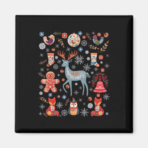 Imã Cottagecore Nordic Hygge Folart Scandinavian Chr