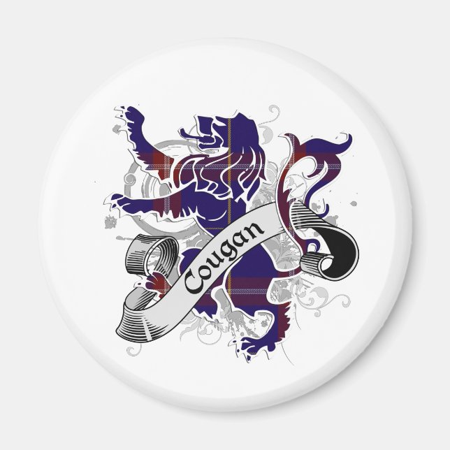 Imã Cougan Tartan Lion (Frente)