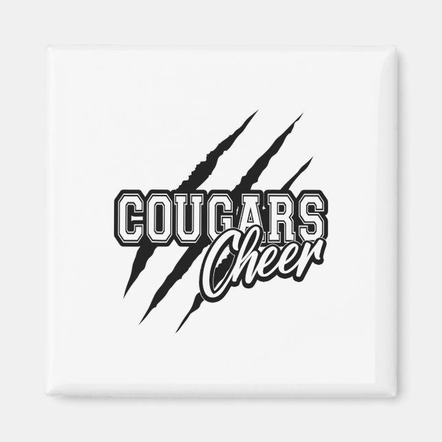 Imã Cougars Cheer Volta à Equipe de Cheerleading da Es (Frente)