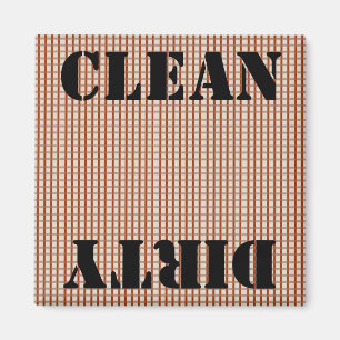 Imã Country Blue Gingham verifica sujeira