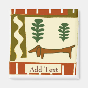 Imã Country Dachshund Magnet