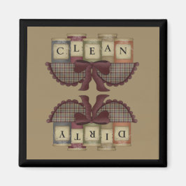 Imã Country Jars Dishwasher Magnet