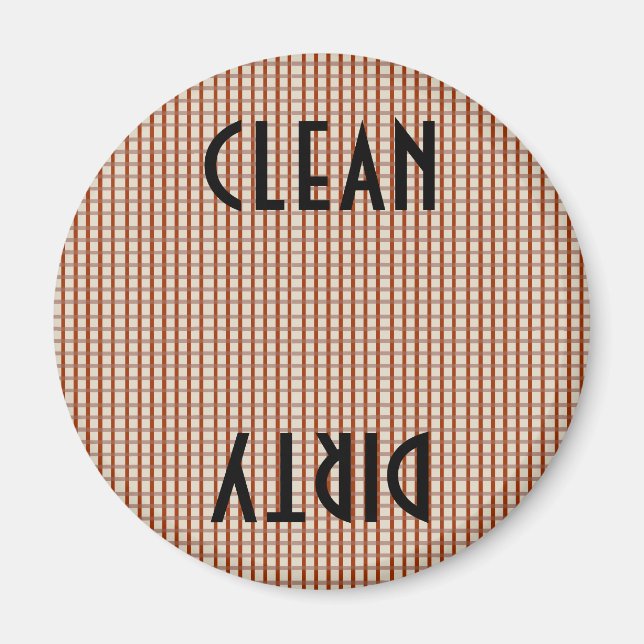 Imã Country Red Gingham Checks (Frente)