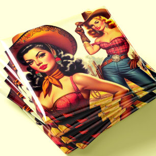 Imã Country Western Pin-up