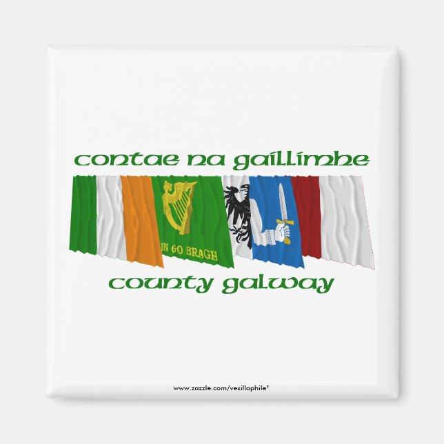 Imã County Galway Flags (Frente)