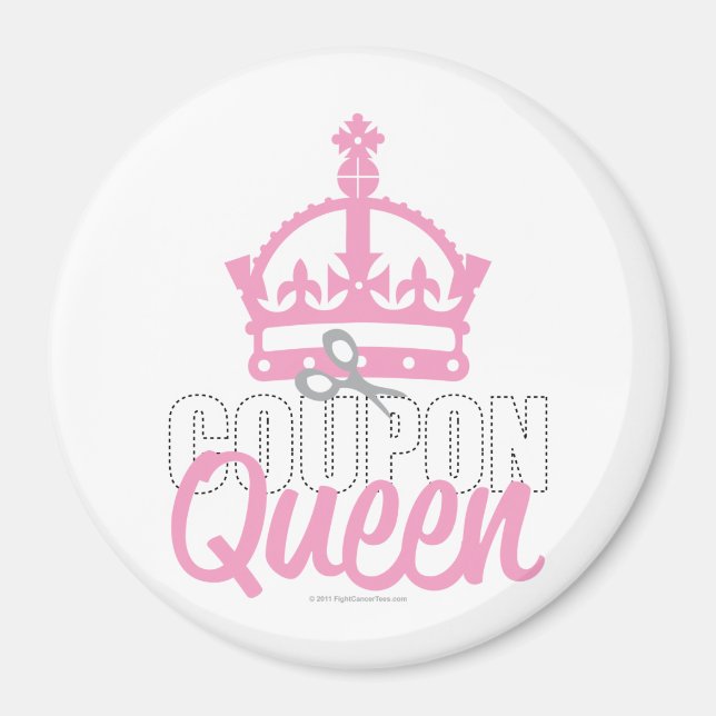 Imã Coupon Queen (Frente)