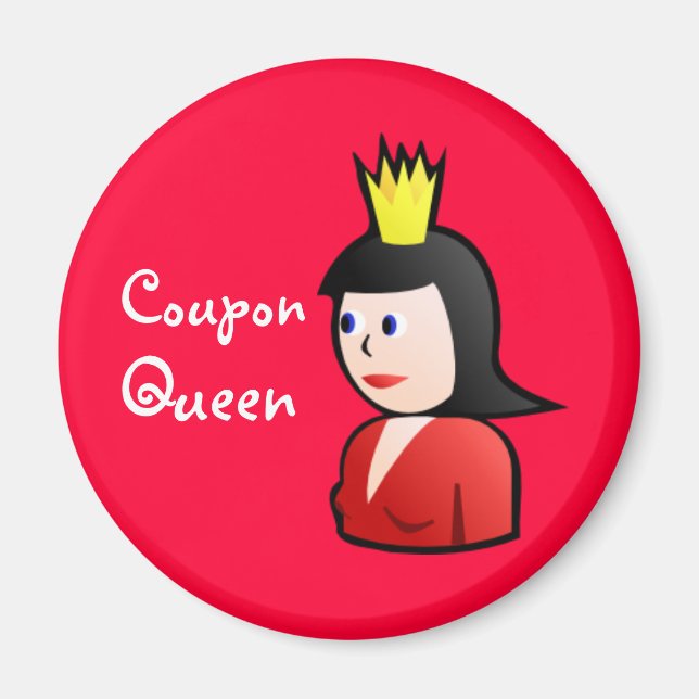 Imã Coupon Queen Magnet (Frente)